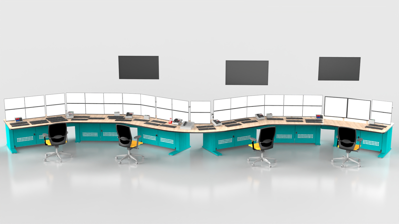 control room furniture for offshore production