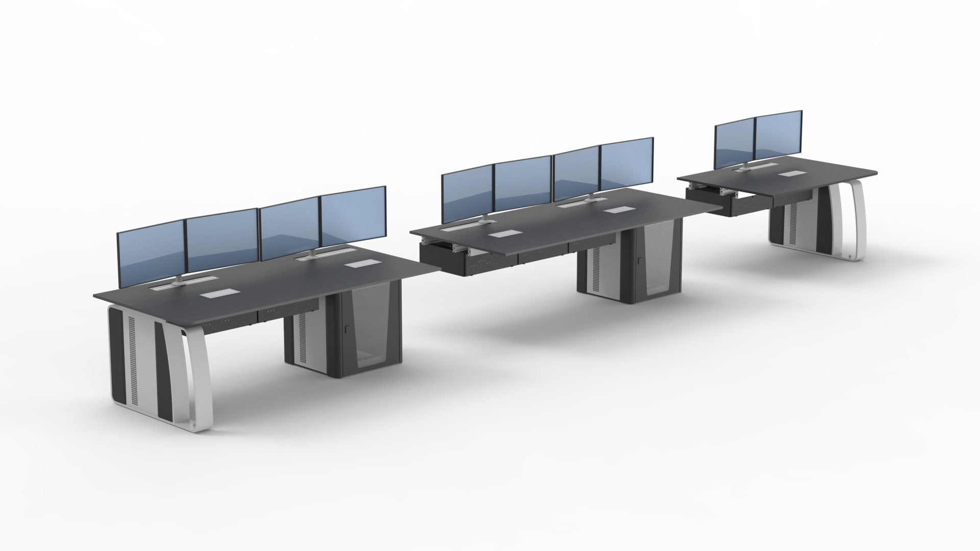 CONTROL CONSOLE TEKNO LINEAR LAYOUT