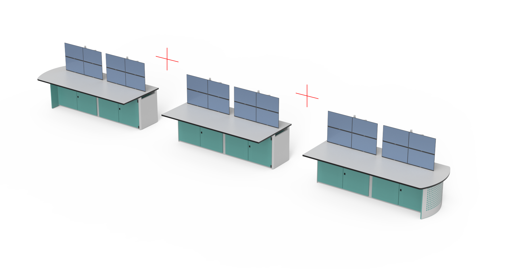 CONTROL CONSOLE 2000S LINEAR LAYOUTS