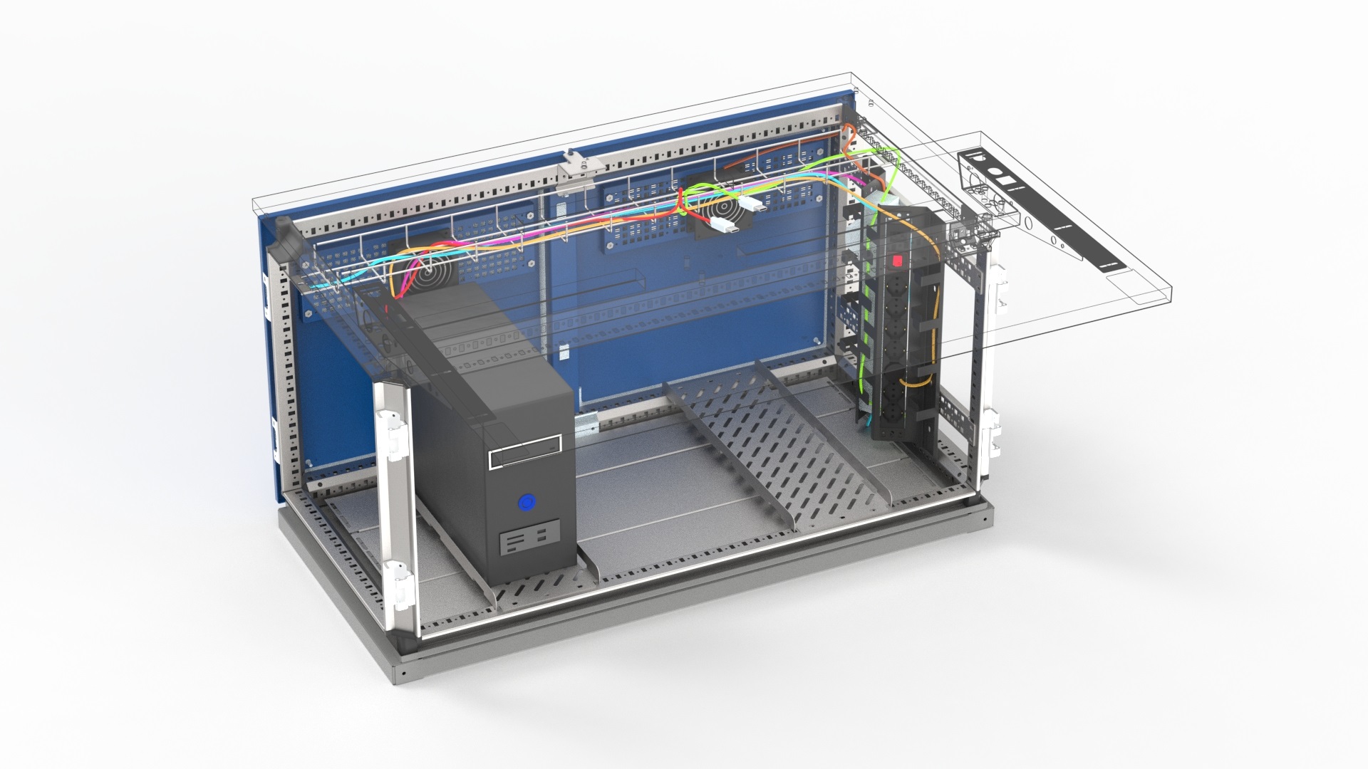 control room console wiring and electronic equipment solution 