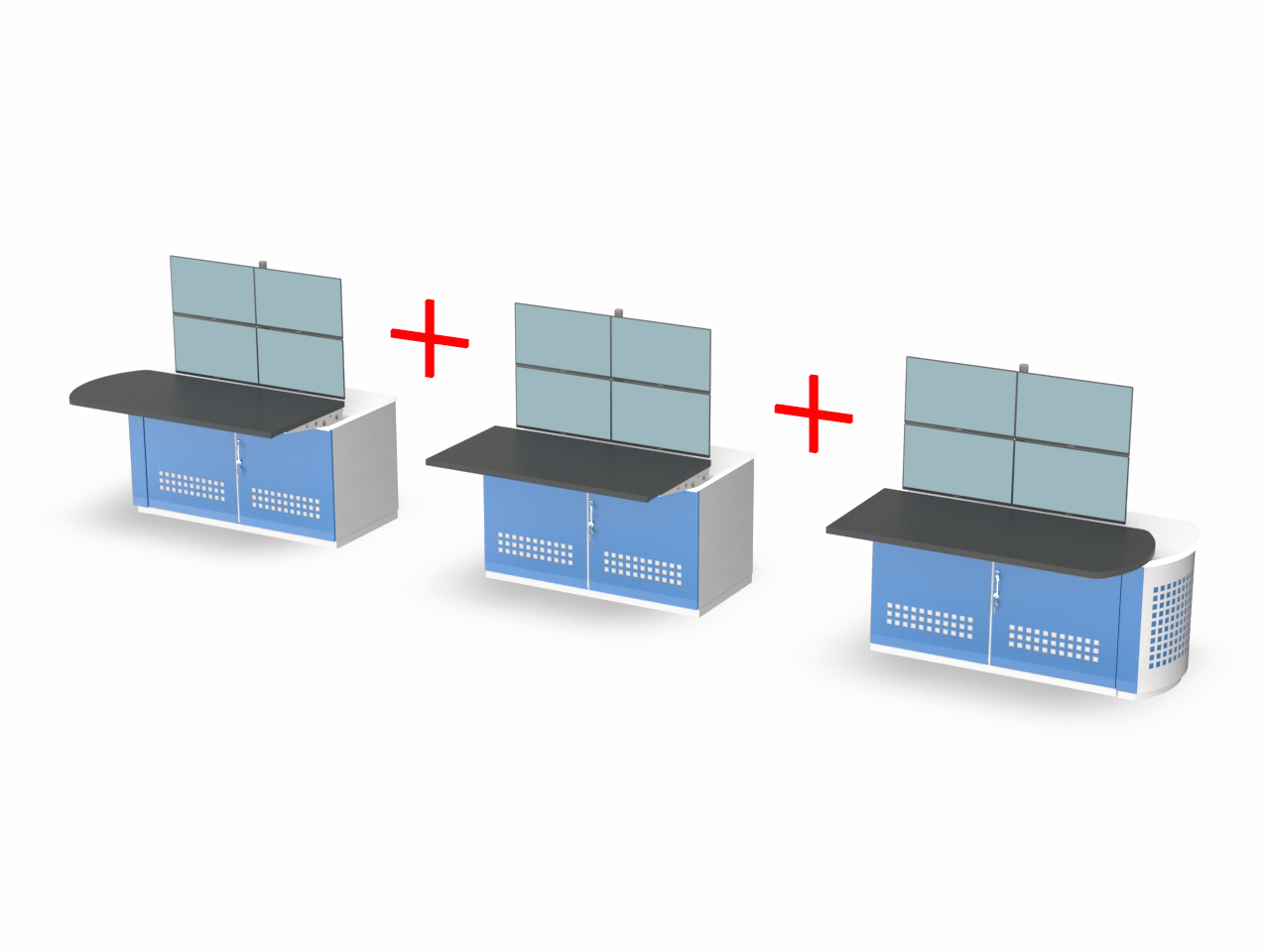 MODULAR control CONSOLE LINEAR LAYOUTS