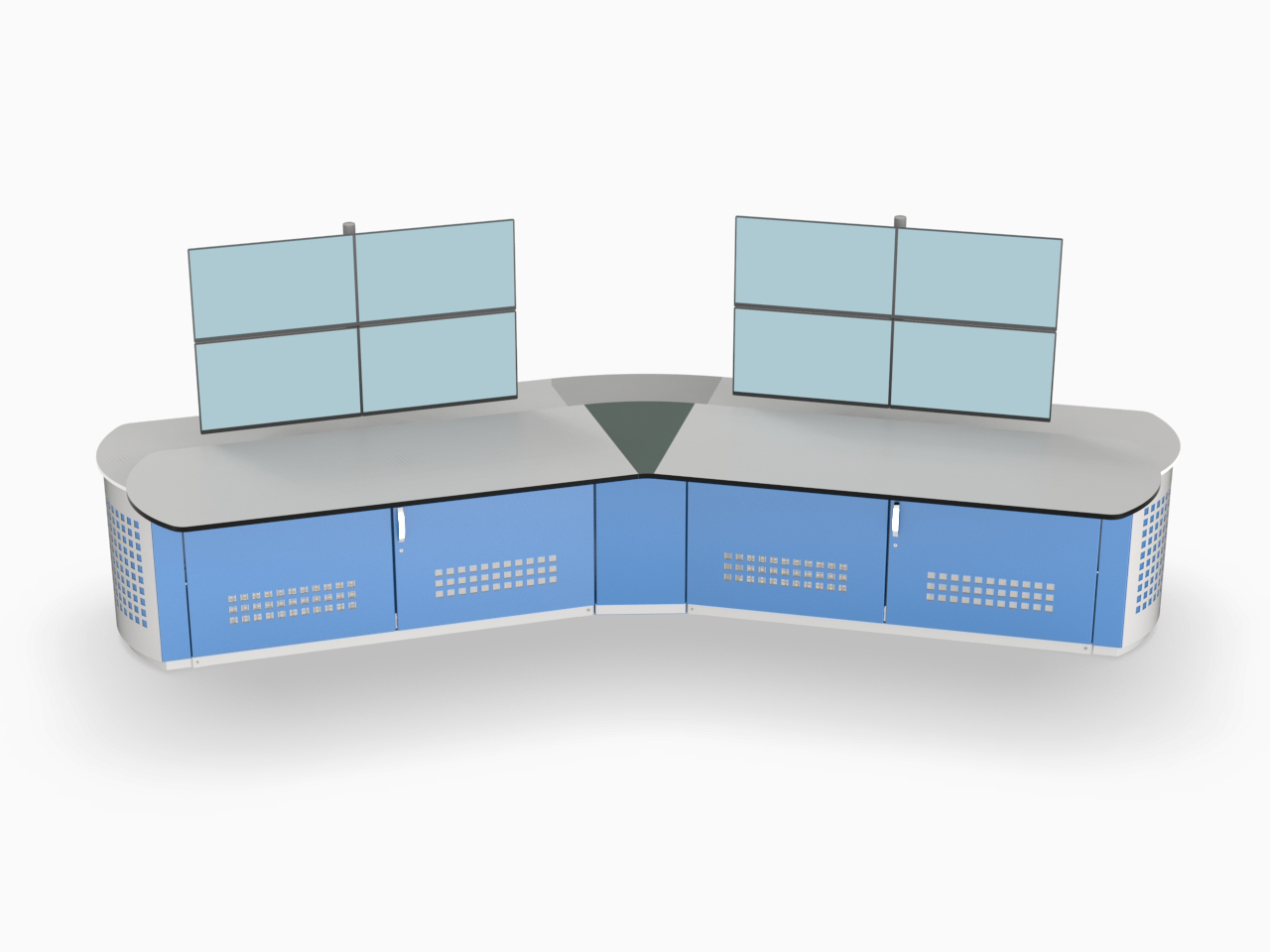 control console for command center angular composition