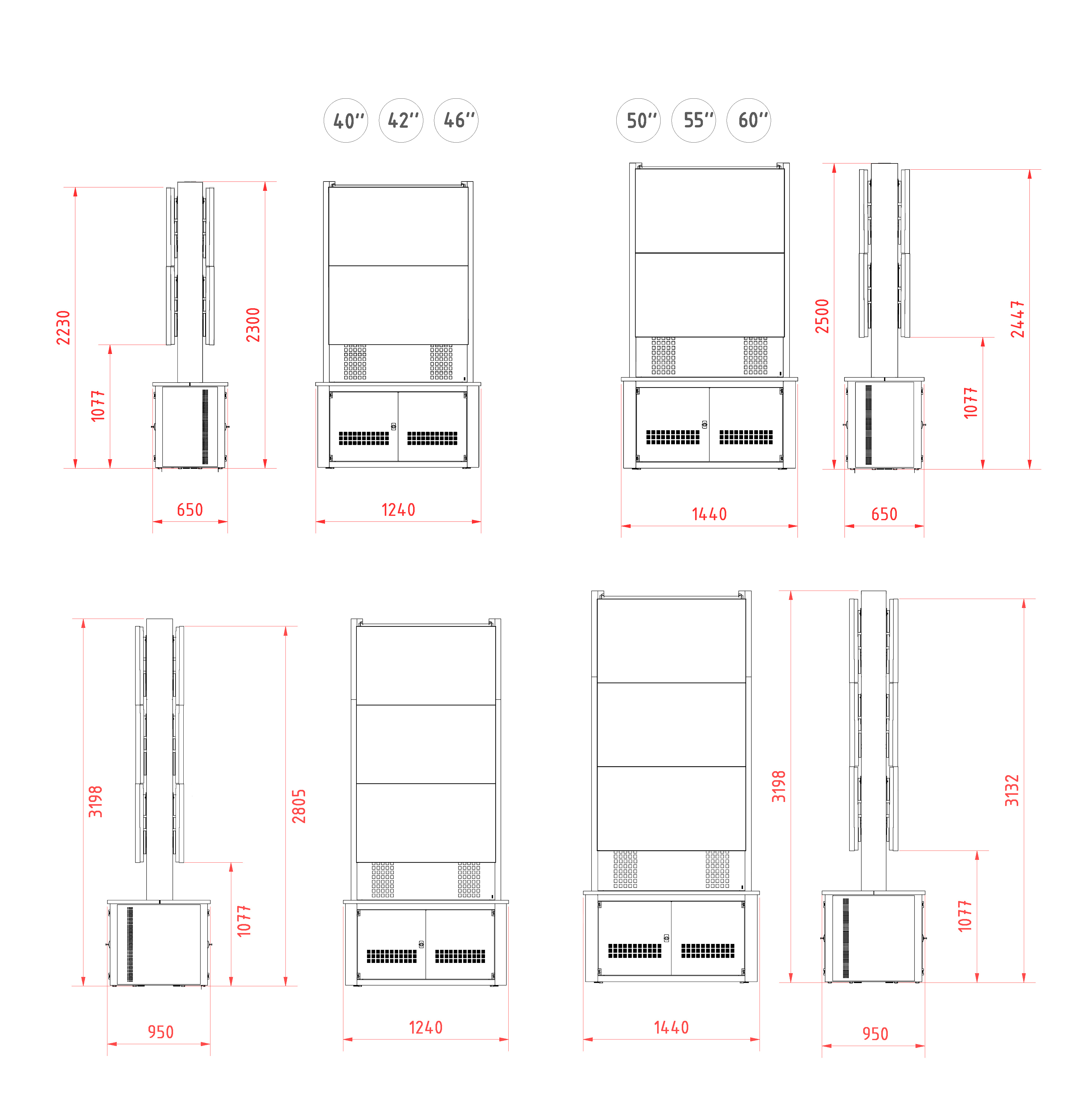 VIDEOWALL-LEDWALL-PROFESSIONALE-2-MONITOR